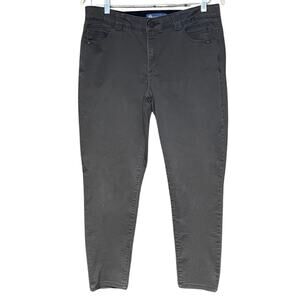 Democracy absolutely jeans brown denim stretch tummy control straight sz large